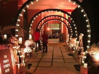 Illuminated Arch Tunnel - Rajasthan Event Management