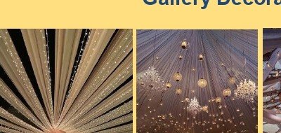 Radial Gazebo Fairy Lights - Rajasthan Event Management