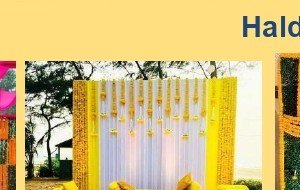 Umbrella Theme Mehendi Wall - Rajasthan Event Management