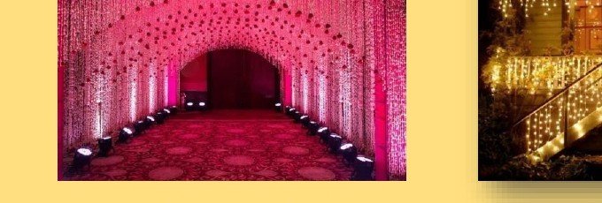 LED Parcan Entry Tunnel - Rajasthan Event Management