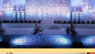 Ornate Pattern Stage - Rajasthan Event Management