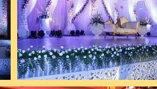 Draped Fabric Stage - Rajasthan Event Management